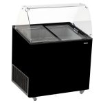 VITRINE À CREME GLACÉE CORSICA NOIR 6X5 LTR - Combisteel