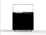 VITRINE À CREME GLACÉE CORSICA NOIR 6X5 LTR - Combisteel – Image 2