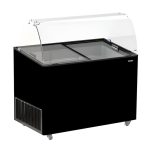 VITRINE À CREME GLACÉE JAVA NOIR 8x5 LTR - Combisteel