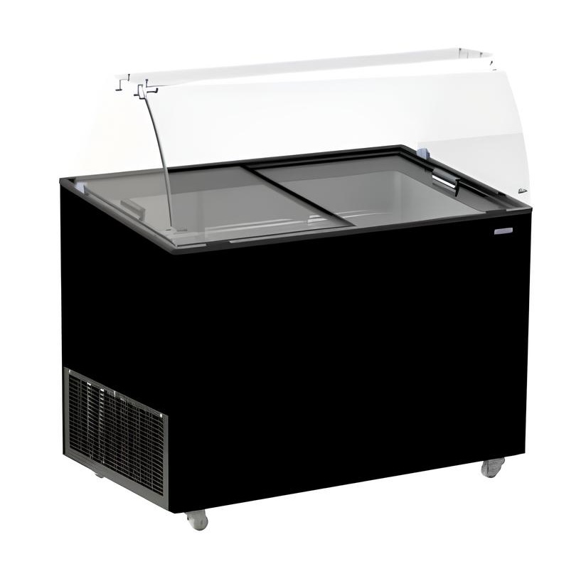 VITRINE À CREME GLACÉE JAVA NOIR 8x5 LTR - Combisteel VITRINE À CREME GLACÉE JAVA NOIR 8x5 LTR - Combisteel – Image 1