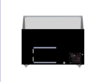 VITRINE À CREME GLACÉE TENERIFE NOIR 10X5 LTR - Combisteel – Image 4
