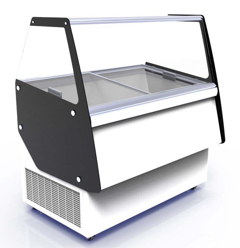 VITRINE À CREME GLACÉE IBIZA 8X5 LTR - Combisteel VITRINE À CREME GLACÉE IBIZA 8X5 LTR - Combisteel – Image 1