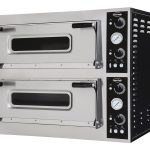 FOUR À PIZZA PLAQUES DOUBLE 2 x 4 - Combisteel