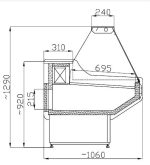 VITRINE RÉFRIGÉRÉE OWEN 2.5 *TRANSPORT SUR DEMANDE* - Combisteel – Image 2