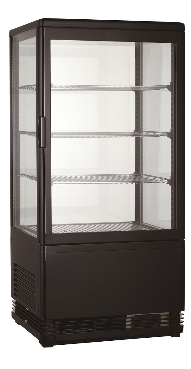 VITRINE RÉFRIGÉRATÉE 68L NOIR - Combisteel VITRINE RÉFRIGÉRATÉE 68L NOIR - Combisteel – Image 1