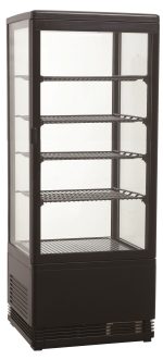 VITRINE RÉFRIGÉRATÉE 98L NOIR - Combisteel