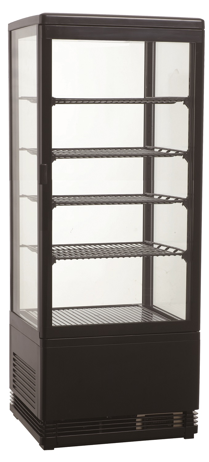 VITRINE RÉFRIGÉRATÉE 98L NOIR - Combisteel VITRINE RÉFRIGÉRATÉE 98L NOIR - Combisteel – Image 1