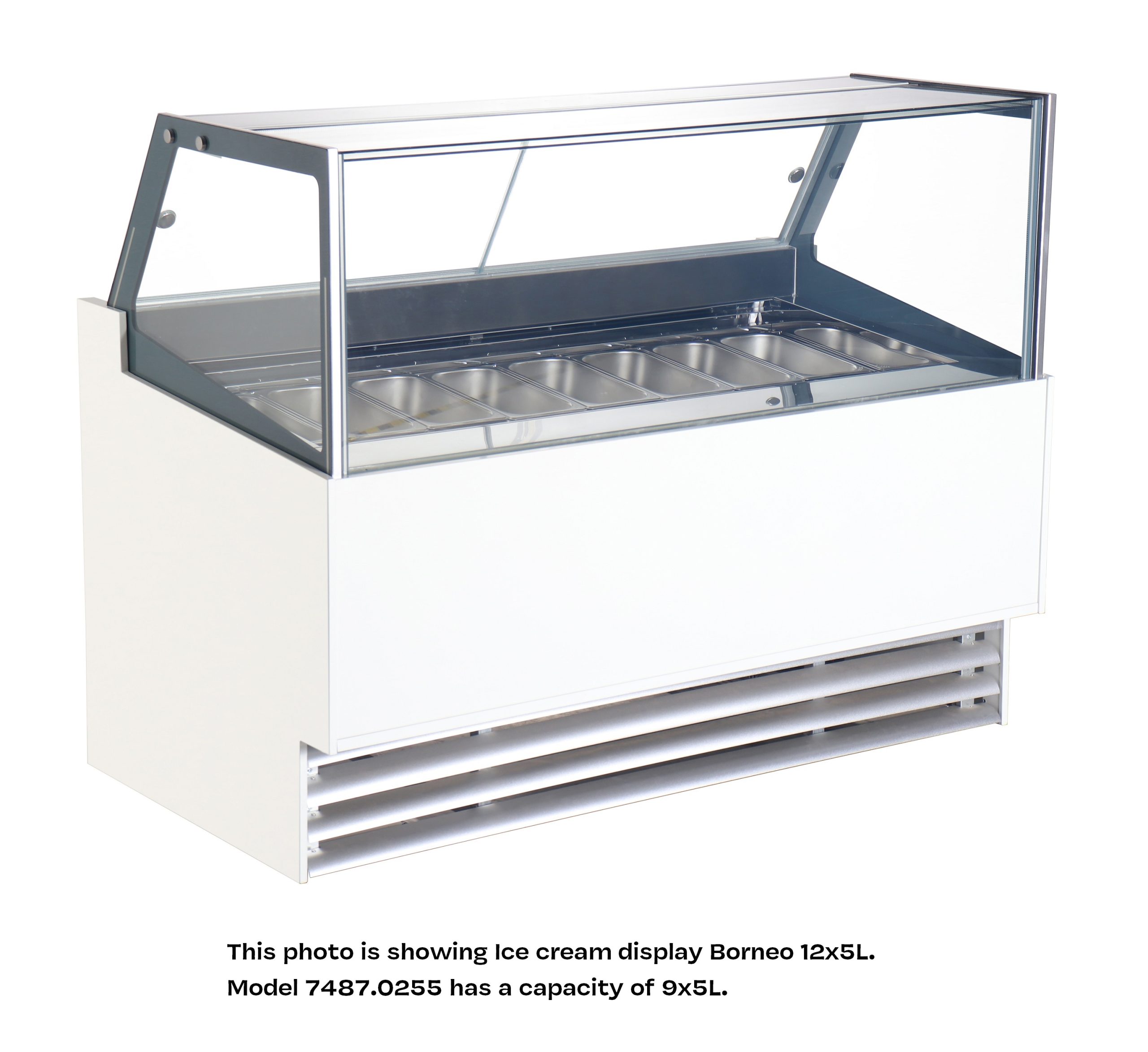 VITRINE À CREME GLACÉE PHUKET 9X5L - Combisteel VITRINE À CREME GLACÉE PHUKET 9X5L - Combisteel – Image 1