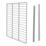 GRILLE AVEC SUPPORTS 2/1GN 2 PORTES MONOBLOCK - Combisteel