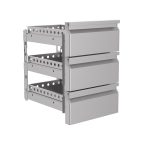 BLOC DE TIROIRS 1/3 MONOBLOCK SOFT CLOSING Combisteel donne pas de garantie sur le montage du kit tiroirs - Combisteel