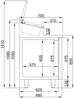 SALADETTE 2 PORTES 7x 1/3GN RÉCIPIENT - Combisteel – Image 2