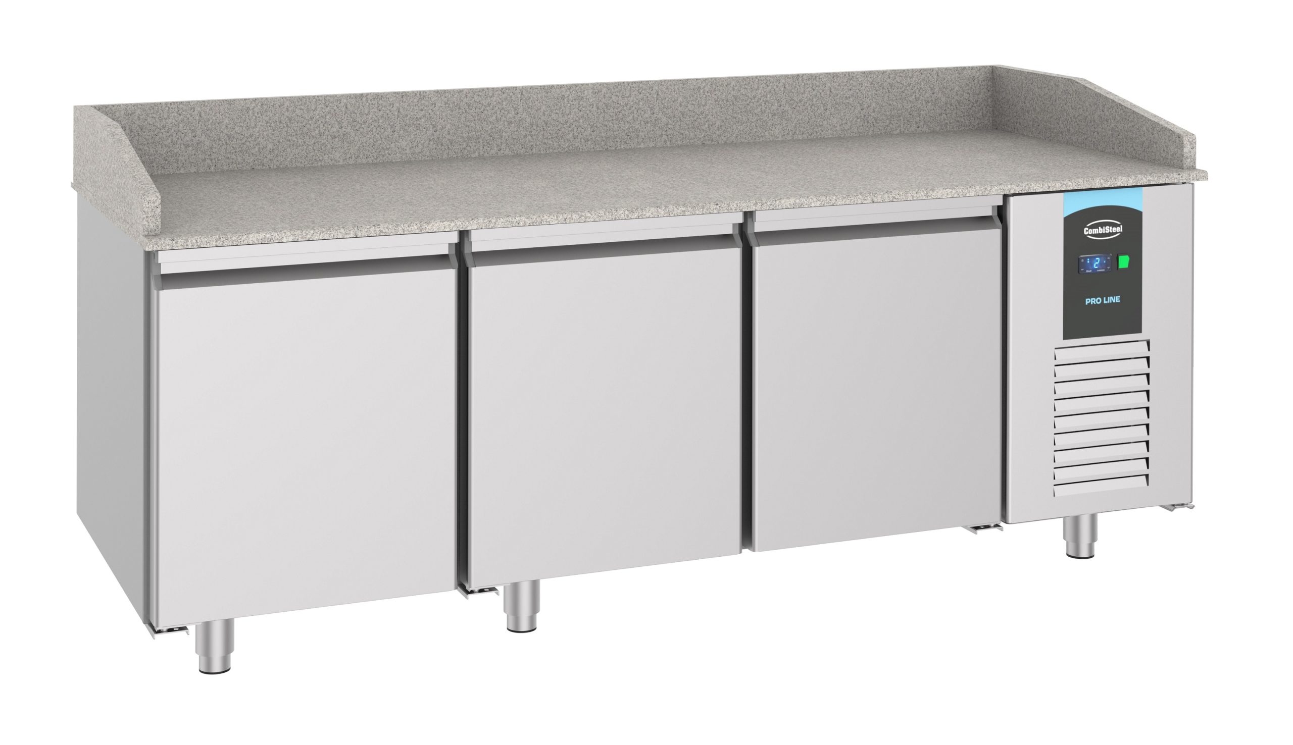 TABLE PRÉP POUR PIZZA 3 PORTES - Combisteel TABLE PRÉP POUR PIZZA 3 PORTES - Combisteel – Image 1