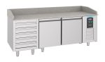 TABLE PRÉP POUR PIZZA 2 PORTES ET 5 TIROIRS - Combisteel