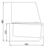 PUITS RÉFRIGÉRATÉE 6X 1/3 GN - Combisteel – Image 2