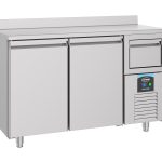600 TABLE RÉFRIGÉRÉE 2 PORTES AVEC TIROIR POUR CAFÉ - Combisteel