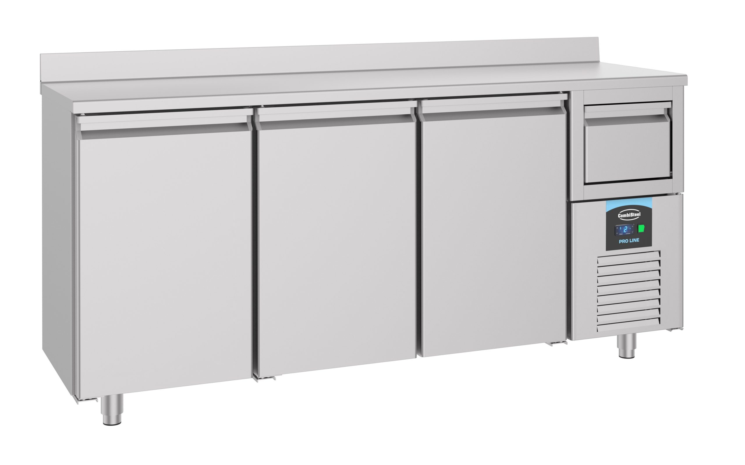 600 TABLE RÉFRIGÉRÉE 3 PORTES AVEC TIROIR POUR CAFÉ - Combisteel 600 TABLE RÉFRIGÉRÉE 3 PORTES AVEC TIROIR POUR CAFÉ - Combisteel – Image 1
