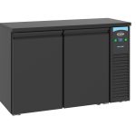 ARRIÈRE BAR RÉFRIGÉRÉE NOIR 2 PORTES - Combisteel