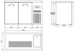 REFROIDISSEUR DE BIÈRE 2 PORTES 1R - Combisteel – Image 3