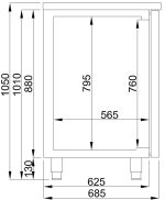 REFROIDISSEUR DE BIÈRE 3 PORTES 1L - Combisteel – Image 2