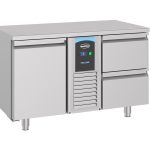 700 TABLE RÉFRIGÉRÉE 1 PORTE ET 2 TIROIRS MONOBLOCK ENERGY LINE - Combisteel
