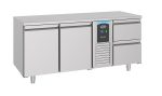 700 TABLE RÉFRIGÉRÉE 2 PORTES ET 2 TIROIRS MONOBLOCK ENERGY LINE - Combisteel
