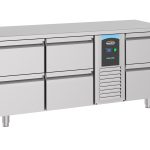 700 TABLE RÉFRIGÉRÉE 6 TIROIRS MONOBLOCK ENERGY LINE - Combisteel