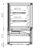 VITRINE RÉFRIGÉRÉE 750L - Combisteel – Image 3