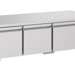 TABLE RÉFRIGÉRÉE 600 HAUTE 3 TIROIRS - Combisteel
