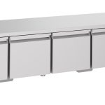 TABLE RÉFRIGÉRÉE 600 HAUTE 4 TIROIRS - Combisteel