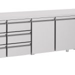 700 TABLE RÉFRIGÉRÉE 2 PORTES 6 TIROIRS ENERGY LINE - Combisteel