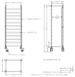 CHARIOTS DE DÉBRASSAGE DÉMONTABLE EN 600x400 - Combisteel – Image 2