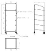TROLLEY POUR PANIERS DE LAVAGE 500x500 - Combisteel – Image 2
