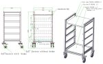 TROLLEY POUR PANIERS DE LAVAGE 500x500 - Combisteel – Image 2
