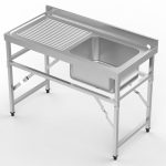 600 BLOC-ÉVIER ÉTAGÈRE PLIANTE 1200 1R - Combisteel
