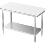 700 TABLE DE DÉCOUPE AVEC ÉTAGÈRE DÉMONTABLE 1200 - Combisteel