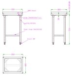 BILLOT BLOC DE DÉCOUPAGE EN POLYÉTHYLÈNE 80MM ÉPAISSEUR - Combisteel – Image 2