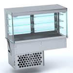 DROP-IN VITRINE CUBIQUE RÉFRIGÉRÉE - FERMÉ 4/1 - Combisteel