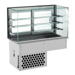 DROP-IN VITRINE CUBIQUE RÉFRIGÉRÉE - FERMÉ 5/1 - Combisteel