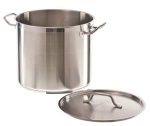 CASSEROLE EN ACIER INOXYDABLE + COUVERCLE ø36 22L - Combisteel – Image 2