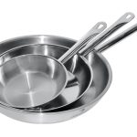 POÊLE À FRIRE EN ACIER INOX ø28 3,1L - Combisteel