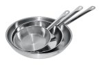 POÊLE À FRIRE EN ACIER INOX ø32 4L - Combisteel