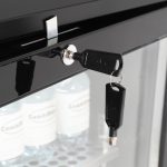 BAR RÉFRIGÉRÉE 3 PORTES EN VERRE NOIR - Combisteel – Image 5
