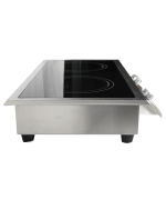DROP-IN CUISINIÈRE À INDUCTION 2 ZONES CONVIENT UNIQUEMENT AUX POÊLES À INDUCTION - Combisteel – Image 5