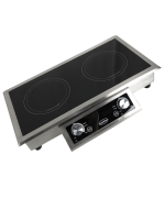 DROP-IN CUISINIÈRE À INDUCTION 2 ZONES CONVIENT UNIQUEMENT AUX POÊLES À INDUCTION - Combisteel – Image 6