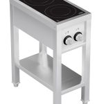 CUISINIÈRE À INDUCTION 2 ZONES AVEC ESSOUS OUVERT - Combisteel
