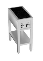 CUISINIÈRE À INDUCTION 2 ZONES AVEC ESSOUS OUVERT - Combisteel – Image 5