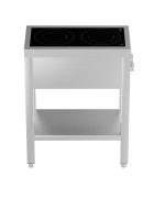 CUISINIÈRE À INDUCTION 2 ZONES AVEC ESSOUS OUVERT - Combisteel – Image 6
