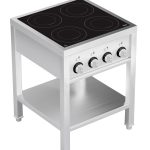 CUISINIÈRE À INDUCTION 4 ZONES AVEC ESSOUS OUVERT - Combisteel
