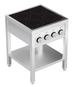 CUISINIÈRE À INDUCTION 4 ZONES AVEC ESSOUS OUVERT - Combisteel