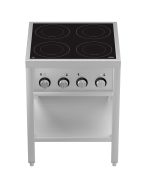 CUISINIÈRE À INDUCTION 4 ZONES AVEC ESSOUS OUVERT - Combisteel – Image 4